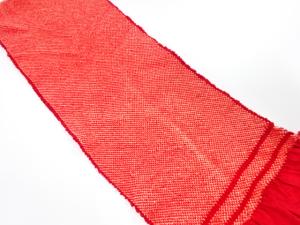 正絹　振袖用　絞り　帯揚げ